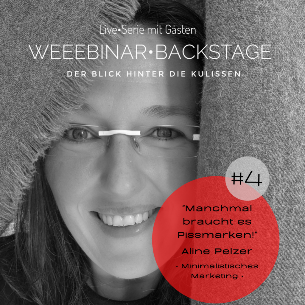Folge 4 von Weeebinar•Backstage mit Aline Pelzer